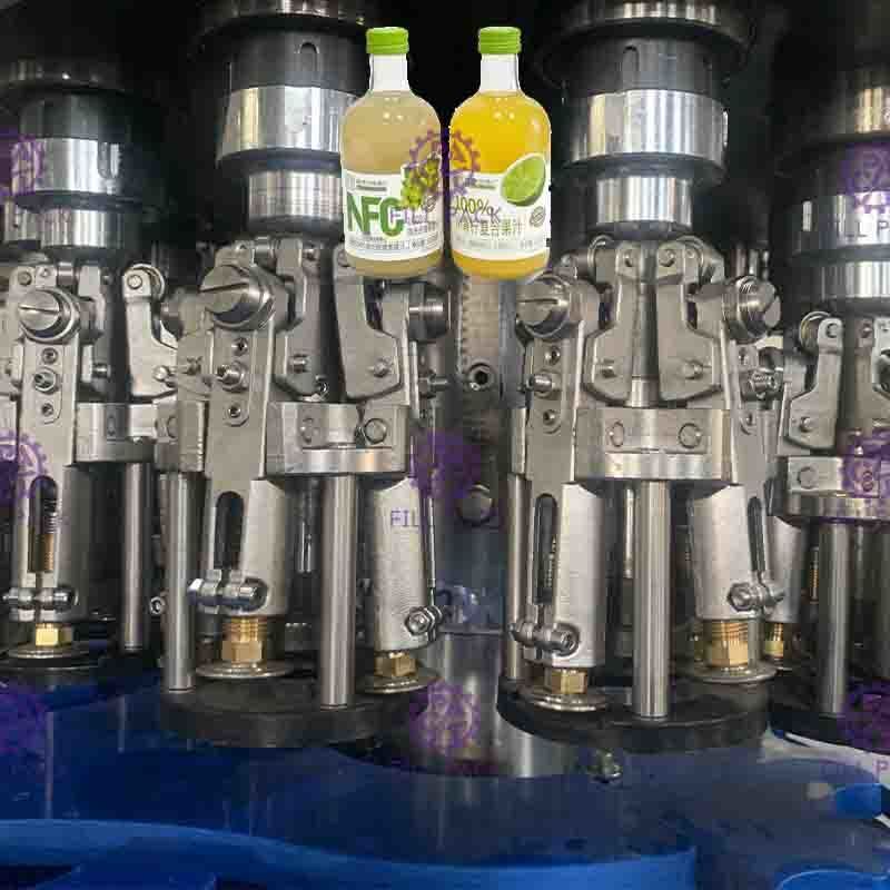 0.3L viscosidade alta Juice Filling Machine concentrado, máquina tampando automática