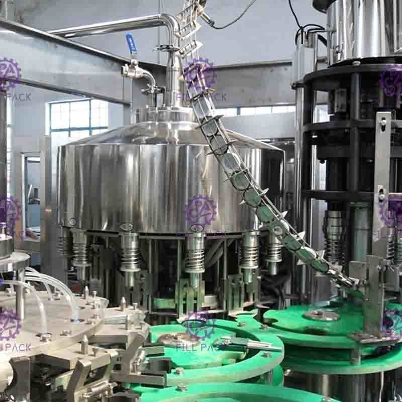 completamente não - máquina de enchimento automática da bebida do suco do gás 4.2Kw para a garrafa de vidro