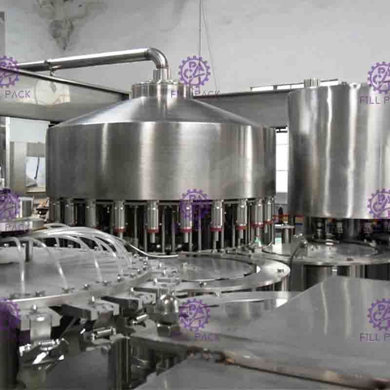 Auto controle Juice Filling Machine do PLC com velocidade 6000BPH