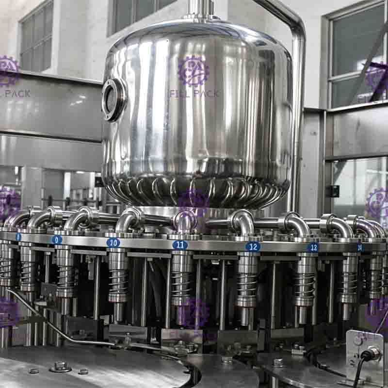 enchimento quente Juice Machine For Glass Jars alaranjado de 0.4Mpa 8000BPH com torção fora dos tampões